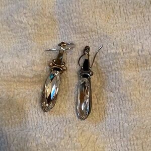 Firefly clear crystal earrings